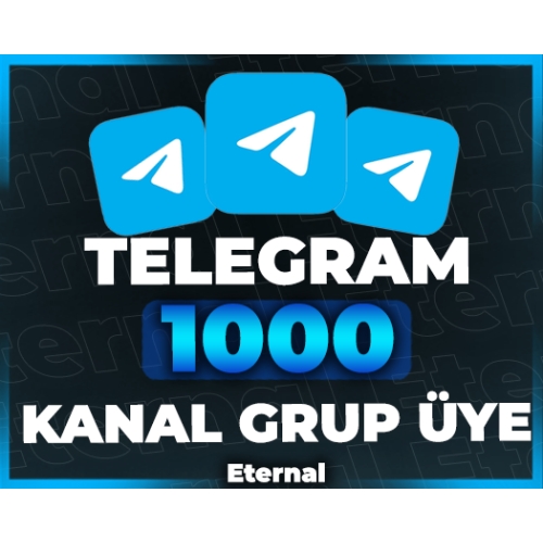  ⭐KALİTELİ⭐1000 TELEGRAM GERÇEK AKTİF ÜYE⭐